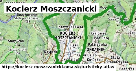 ikona Turistická mapa turisticky-atlas v kocierz-moszczanicki