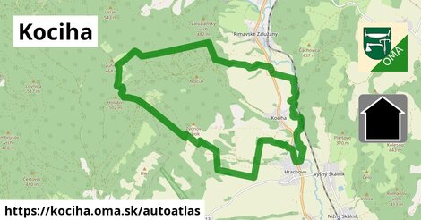 ikona Mapa autoatlas v kociha