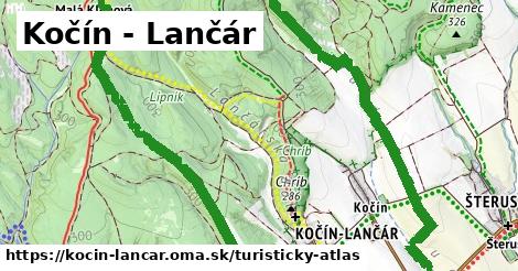 ikona Turistická mapa turisticky-atlas v kocin-lancar