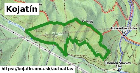 ikona Mapa autoatlas v kojatin