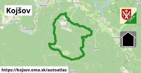 ikona Mapa autoatlas v kojsov