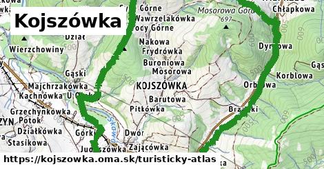 ikona Turistická mapa turisticky-atlas v kojszowka