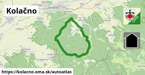 ikona Mapa autoatlas v kolacno