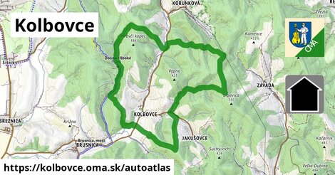 ikona Mapa autoatlas v kolbovce