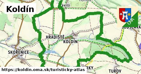 ikona Turistická mapa turisticky-atlas v koldin