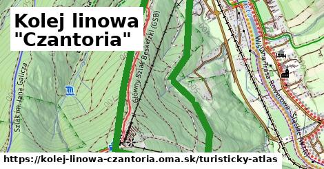 ikona Turistická mapa turisticky-atlas v kolej-linowa-czantoria