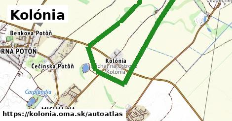 ikona Mapa autoatlas v kolonia