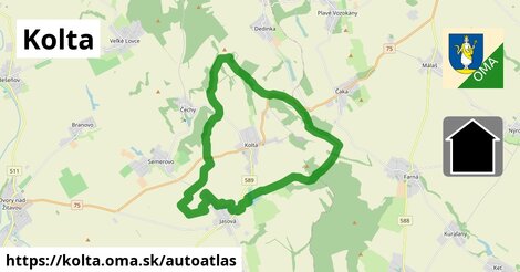 ikona Mapa autoatlas v kolta