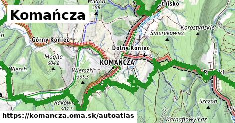 ikona Mapa autoatlas v komancza