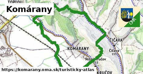 ikona Turistická mapa turisticky-atlas v komarany