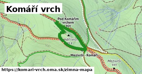 ikona Komáří vrch: 0 m trás zimna-mapa v komari-vrch