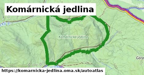 ulice v Komárnická jedlina