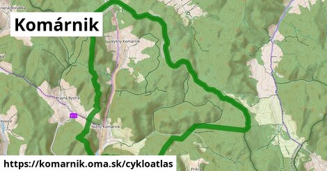 ikona Cyklo cykloatlas v komarnik