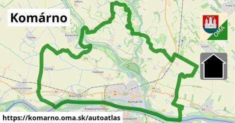 ikona Mapa autoatlas v komarno