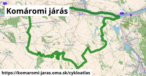 ikona Cyklo cykloatlas v komaromi-jaras