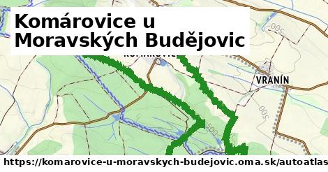 ikona Mapa autoatlas v komarovice-u-moravskych-budejovic