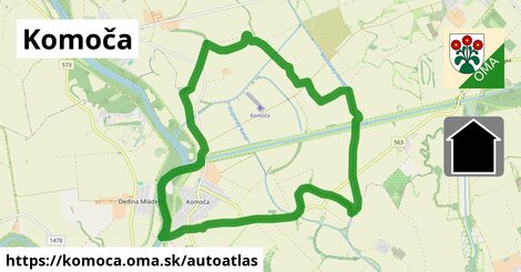 ikona Mapa autoatlas v komoca