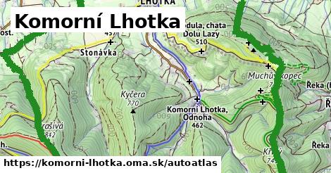 ikona Mapa autoatlas v komorni-lhotka