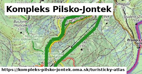 ikona Turistická mapa turisticky-atlas v kompleks-pilsko-jontek
