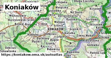 ikona Mapa autoatlas v koniakow