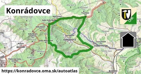 ikona Mapa autoatlas v konradovce