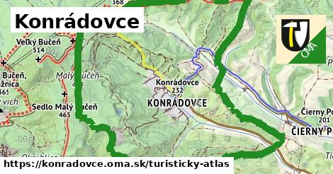 ikona Turistická mapa turisticky-atlas v konradovce