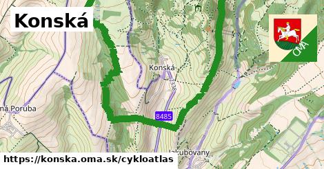 ikona Cyklo cykloatlas v konska