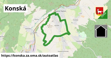 ikona Mapa autoatlas v konska.za