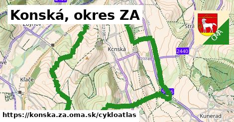 ikona Cyklo cykloatlas v konska.za