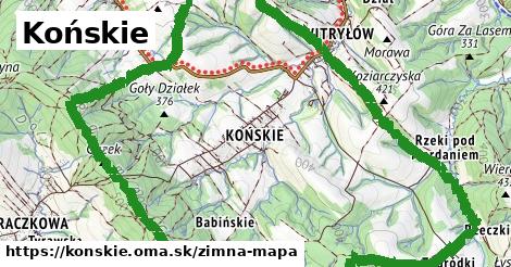 ikona Zimná mapa zimna-mapa v konskie