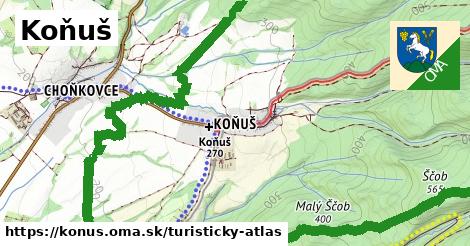 ikona Turistická mapa turisticky-atlas v konus