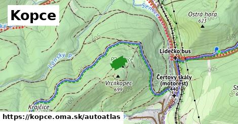 ikona Mapa autoatlas v kopce