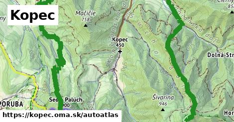 ikona Mapa autoatlas v kopec