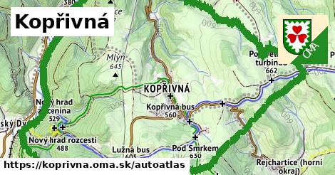 ikona Mapa autoatlas v koprivna