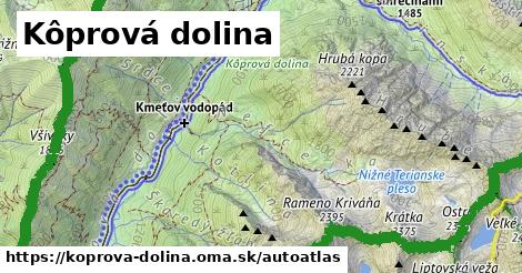 ikona Mapa autoatlas v koprova-dolina