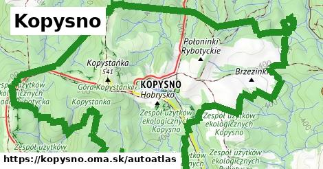 ikona Mapa autoatlas v kopysno