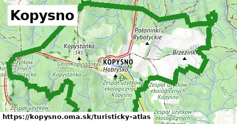 ikona Turistická mapa turisticky-atlas v kopysno