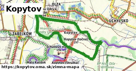 ikona Zimná mapa zimna-mapa v kopytov