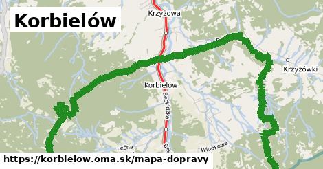 ikona Mapa dopravy mapa-dopravy v korbielow