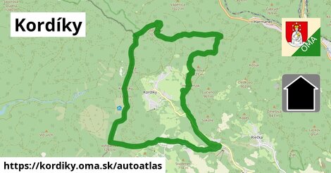 ikona Mapa autoatlas v kordiky