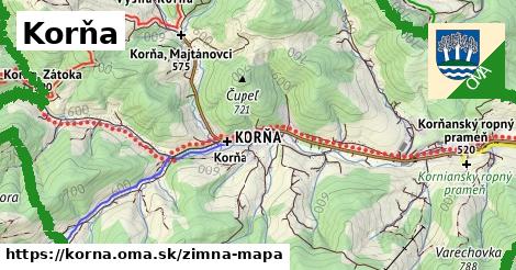 ikona Zimná mapa zimna-mapa v korna