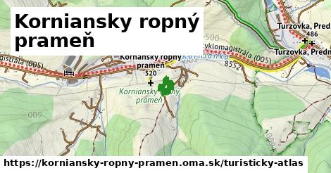 ikona Turistická mapa turisticky-atlas v korniansky-ropny-pramen