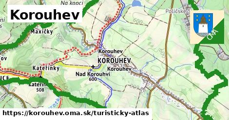 ikona Turistická mapa turisticky-atlas v korouhev