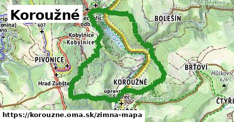 ikona Zimná mapa zimna-mapa v korouzne