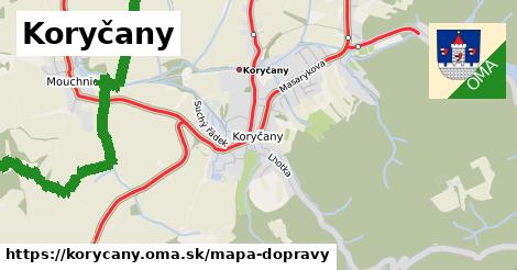 ikona Mapa dopravy mapa-dopravy v korycany