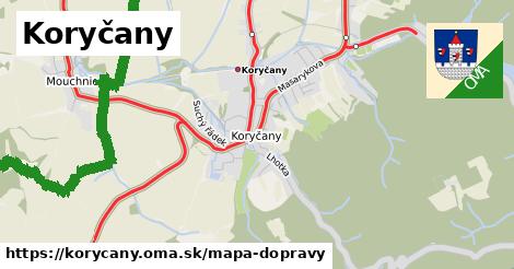 ikona Mapa dopravy mapa-dopravy v korycany