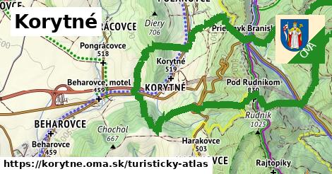 ikona Turistická mapa turisticky-atlas v korytne