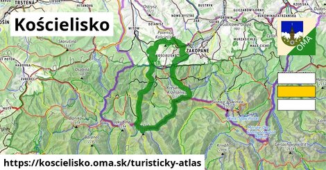 ikona Turistická mapa turisticky-atlas v koscielisko