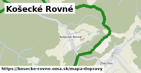 ikona Košecké Rovné: 0 m trás mapa-dopravy v kosecke-rovne