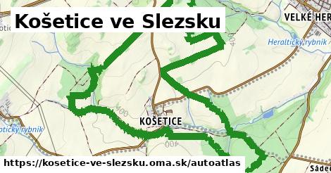 ikona Mapa autoatlas v kosetice-ve-slezsku